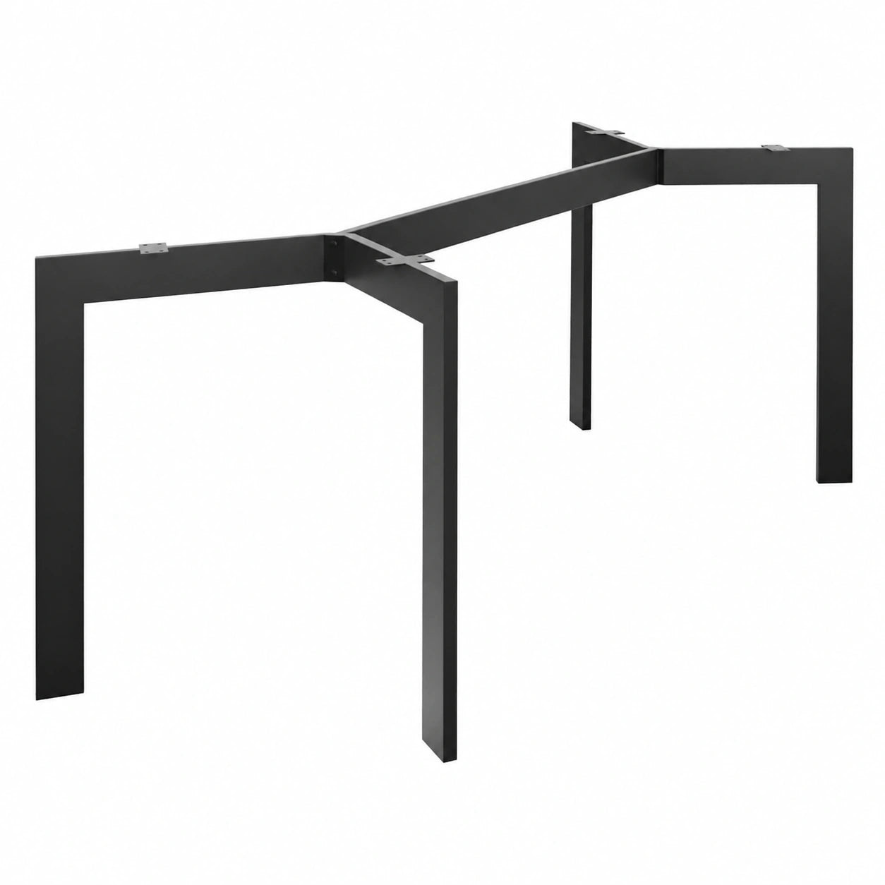 Bureau, en acier, 140 x 70 x 72 cm, coloris noir, pour l’espace de travail