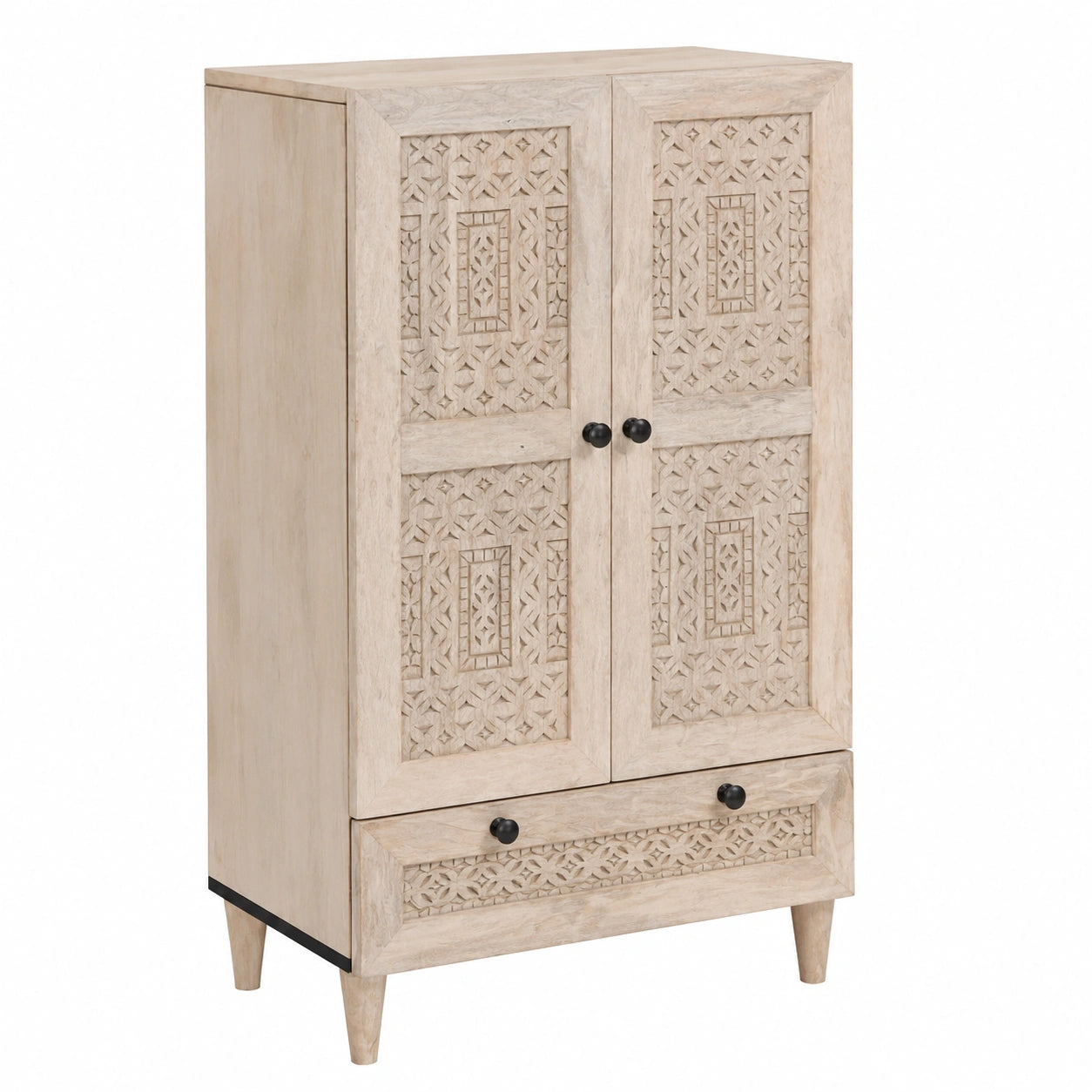 Armoire, avec rangement, coloris blanc, 60 x 33 x 100 cm, pour la chambre