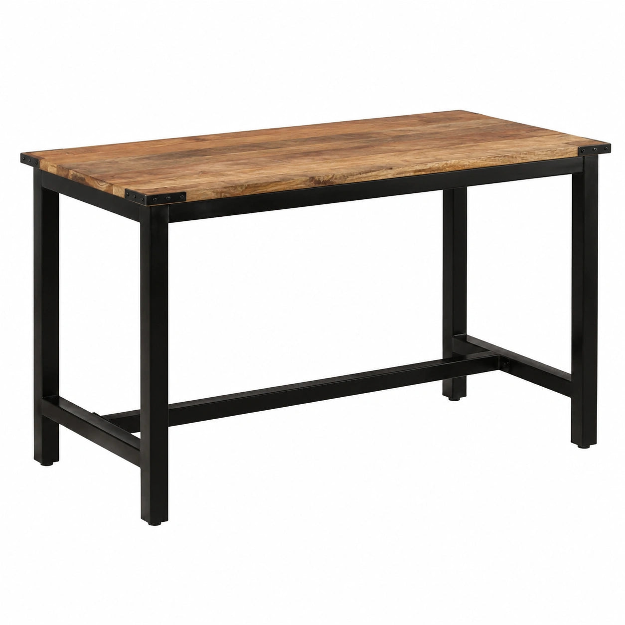 Table à manger, en métal, 110 x 60 x 76 cm, pour la salle à manger
