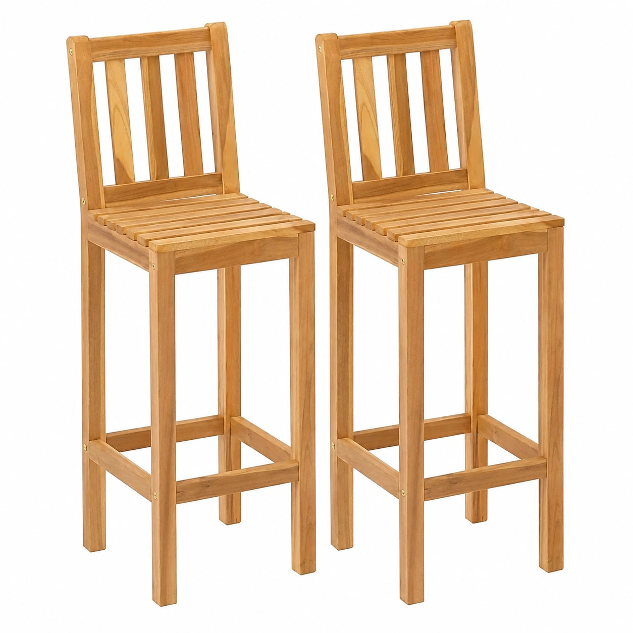 Salon de jardin, 2 pièces, coloris marron, pour la terrasse ou le jardin
