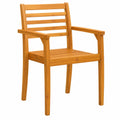 Salon de jardin, en bois massif, 59 x 55 x 85 cm, pour la terrasse ou le jardin