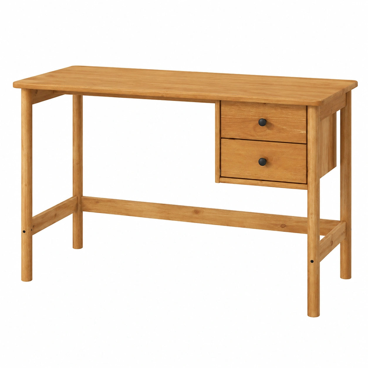 Bureau, avec rangement, avec tiroirs, en bois massif et chêne, pour l’espace de travail