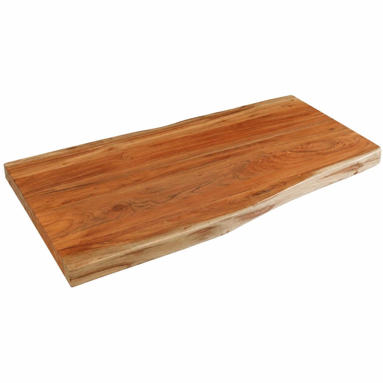 Table à manger, en bois massif, 100 x 80 x 3,8 cm, pour la salle à manger